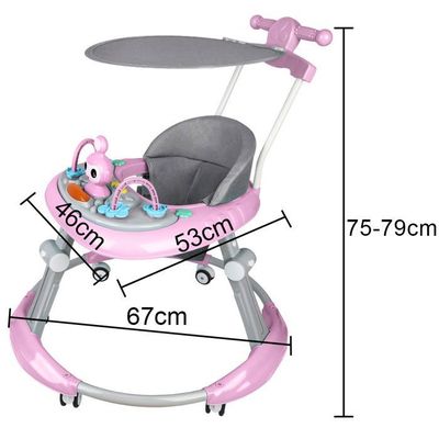 Chariot De Marche Bebe XUANYU - 3 En 1 Trotteur Bebe Evolutif Filles Garçons - Avec Musique Chaises Hautes