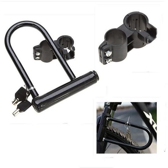 Cadenas De Vélo Renforcé Antivol - Portable, Antirouille - Pour Vélo, Scooter, Trottinette