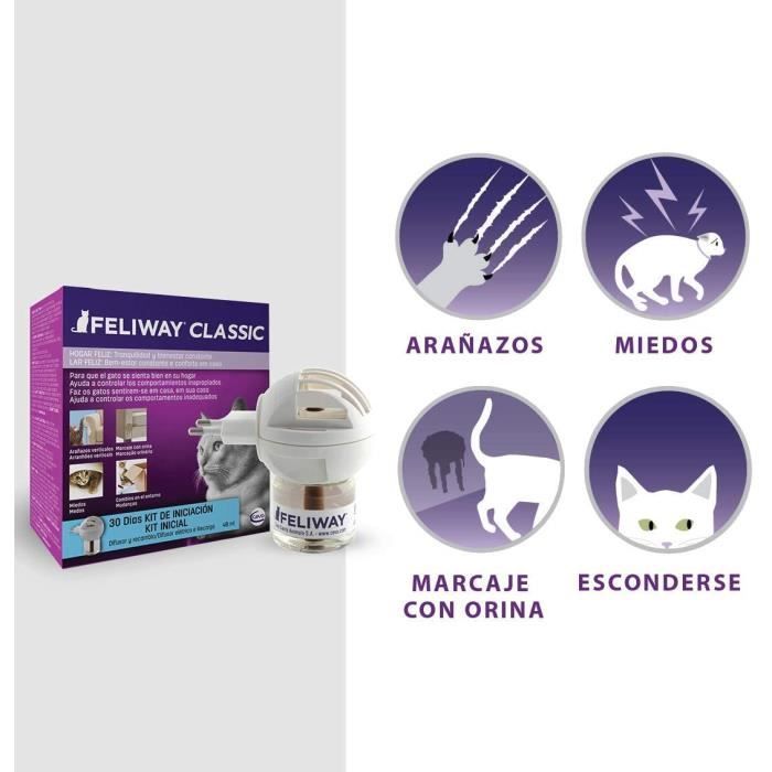 FELIWAY Classic - Recharge anti-stress calmant 48 ml - 30 jours - Pour chat  - Cdiscount