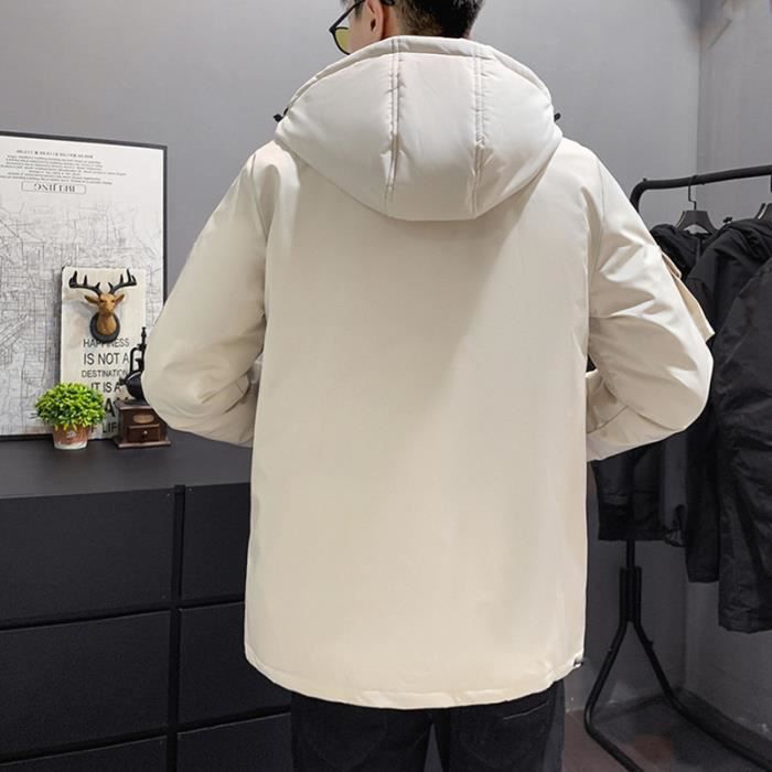 Veste Hiver Enfant Garçon Jack - Chaude Rembourrée Capuche Amovible, Manteau Extérieur