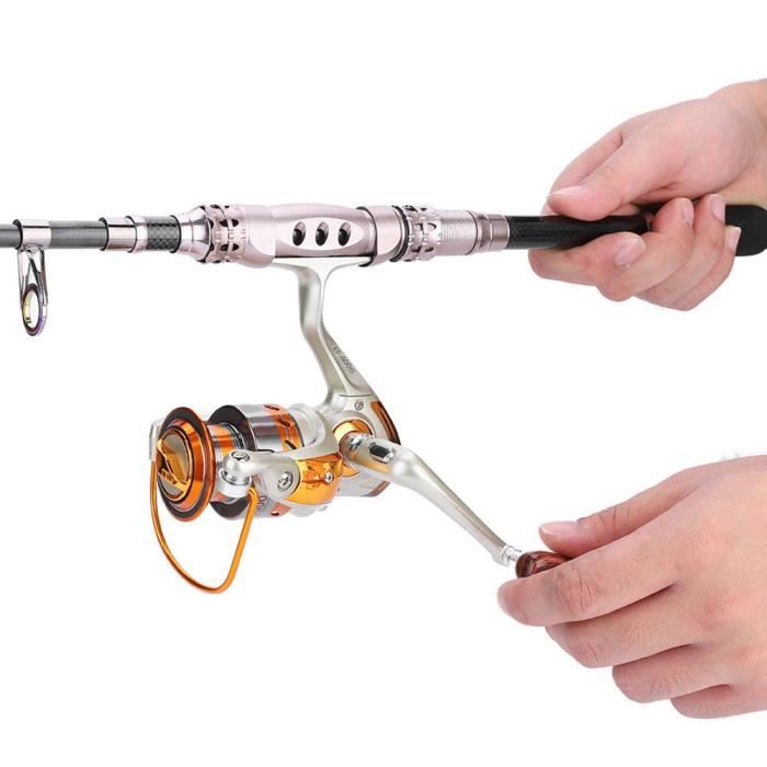 Moulinet De Pêche Mer 12BB – Roulements à Billes Inox, Rapport 5,2:1, Manche Interchangeable G/D, En Alliage D’aluminium, Modèles QE2000 à QE6000