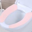 4 paires de coussinets de toilette de couverture de tapis Closestool pour la salle de bain à maison  ABATTANT WC - REHAUSSEUR WC-2