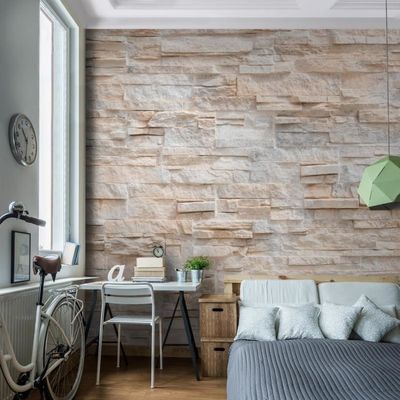 Runa Art Papier Peint Intissé Architecture Laine Papier Peint Salon Chambre Bureau Couloir D Coration 1128441