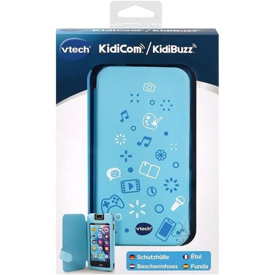 Vtech – Téléphone multifonction kidicom Max bleu - version Espagnole
