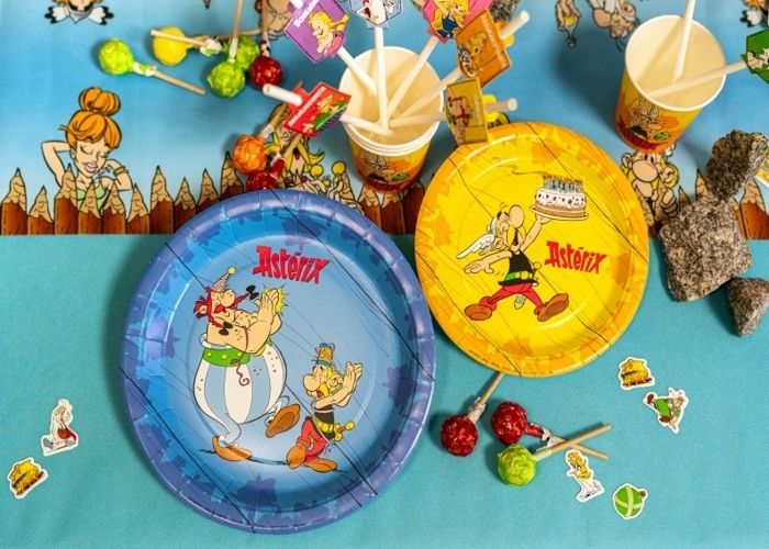 Lot De 8 Assiettes Carton One Piece 23cm - Multicolore Avec Personnages Manga