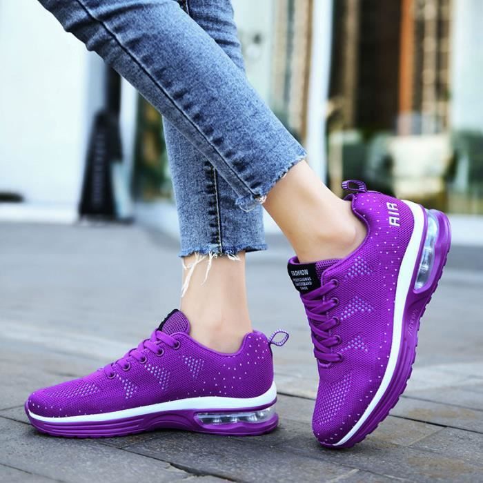 BASKET Femme - 2020 Nouveau Hiver Durable Mode Confortable Sneakers -  violet WH™ Violet - Cdiscount Chaussures