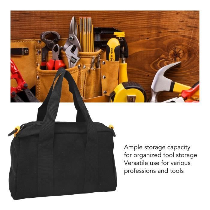 Omabeta sac de rangement pour électricien Pochette à outils pour  électricien, grande bricolage (vide) 14 pouces / 35,6 cm 12 pouces