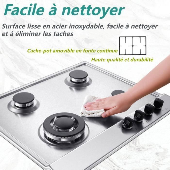 Couvercle Plancha Rectangulaire 70 Cm Protection Plaque De Cuisson Gaz