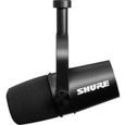 SHURE MV7 - Microphone dynamique polyvalent USB/XLR -  Application ShurePlus MOTIV - For Streaming / Podcast / Broadcast - Noir-3