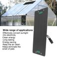 WOH - Ventilateur d'extraction solaire Kit de ventilateur de panneau solaire double extracteur d'air équipement de ventilation,10W 8-3
