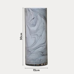 Vase Cylindre En Verre Atmosphera - Hauteur 60 Cm, Design Moderne Et Élégant
