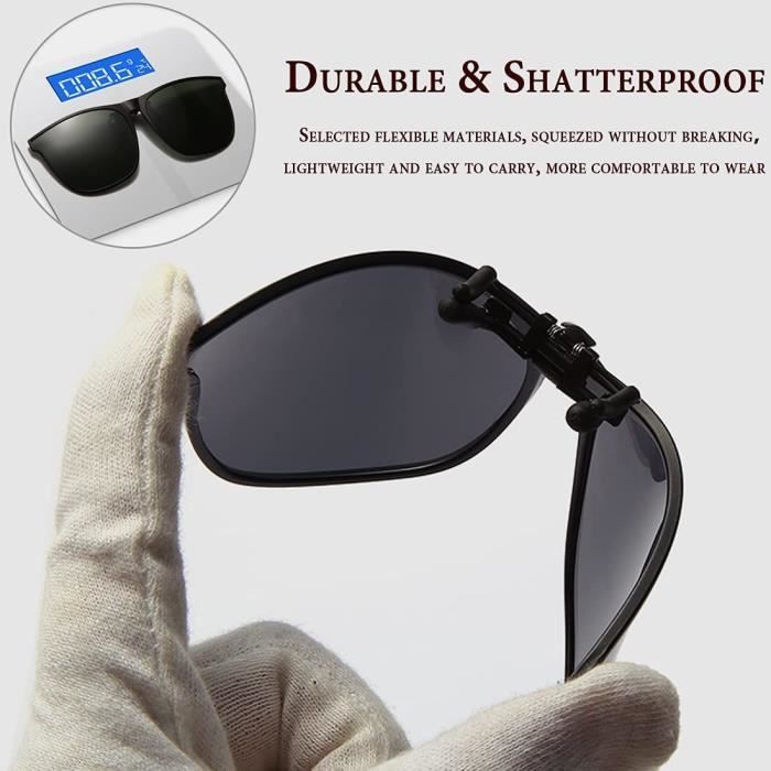 Clip Lunettes de Soleil Polaris es Clip Solaire pour Lunettes De
