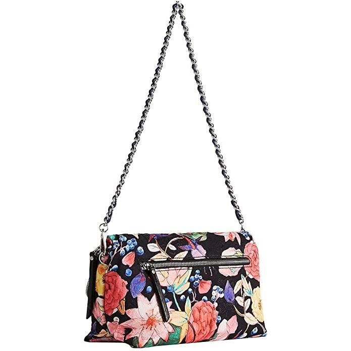 Sac à Main Desigual Pompeya Venise - Noir, 25x17x12 Cm, Neuf Avec étiquettes