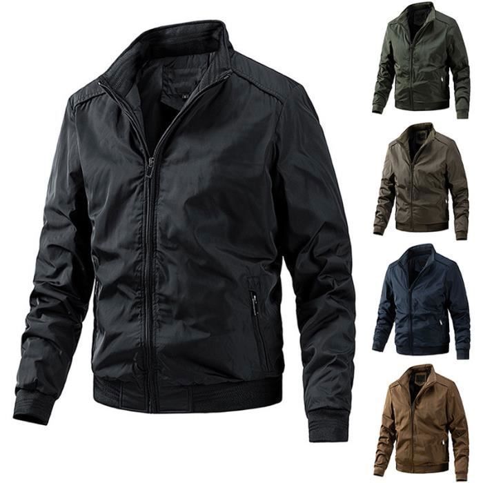 Veste Homme OEIN Bleu marine Printemps Automne Confortable Coupe Vent Respirante Cdiscount Pret a Porter