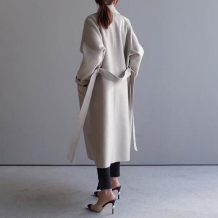 Manteau hiver store beige femme