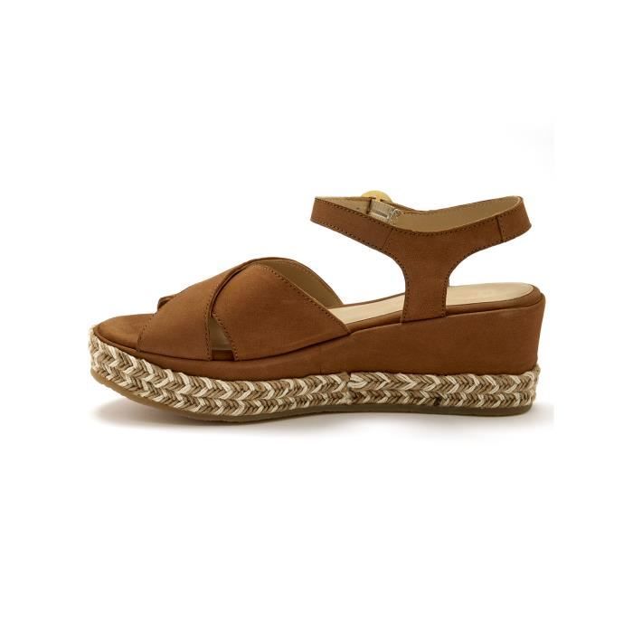 Sandales compensées sale hautes
