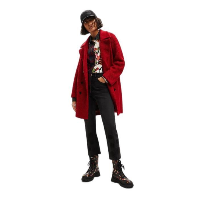 Manteau femme Desigual London rouge XXL Rouge Cdiscount Sport