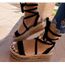 Femmes Plate Forme Sandales 2020 Nouvelle Mode Peau De Serpent Boucle Sangle Mi Talon Chaussures Robe De Soiree De Mariage Femme Achat Vente Sandales Femme Ete Pas Cher Cdiscount