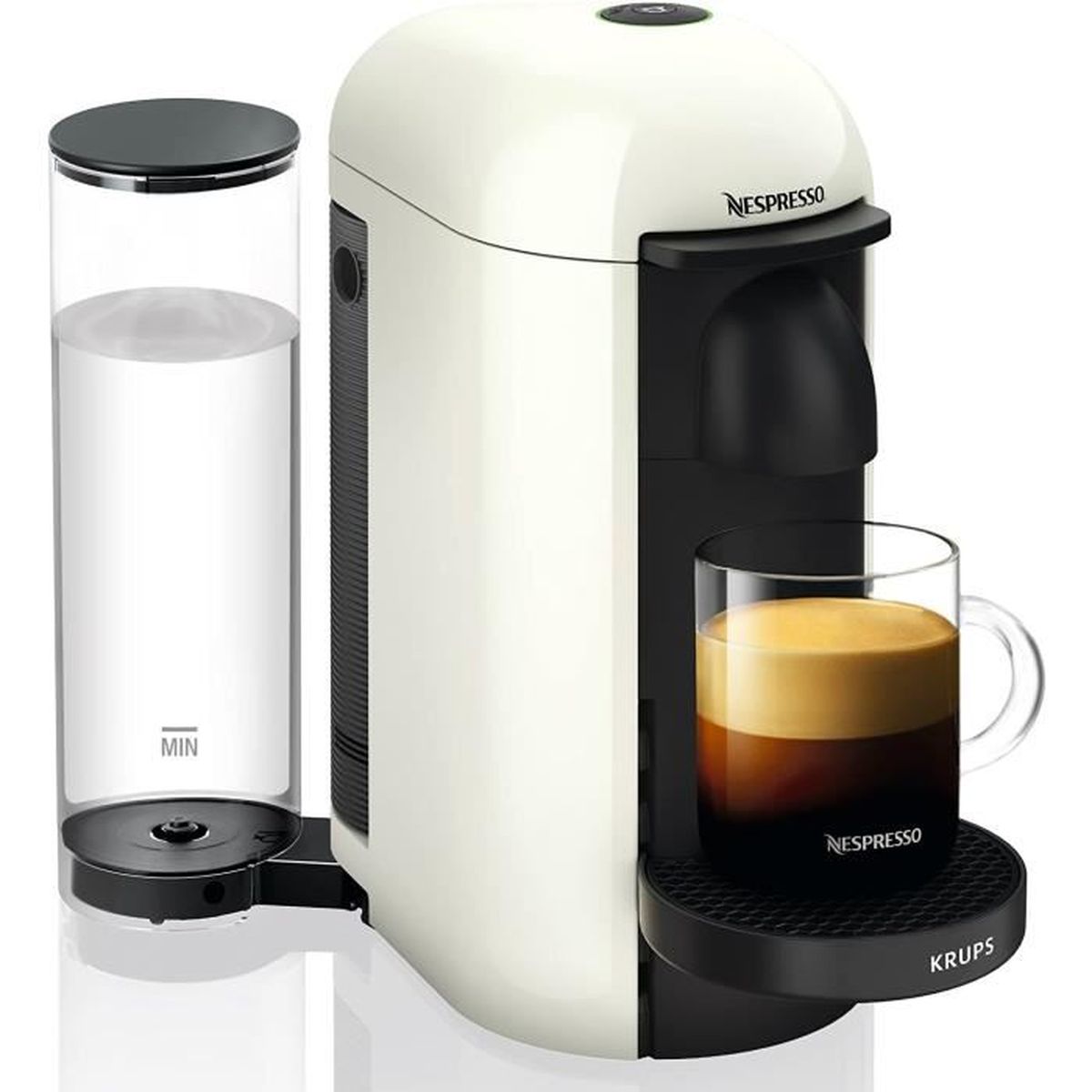 Krups Machine Expresso Nespresso Vertuo Plus Blanc Machine A Café