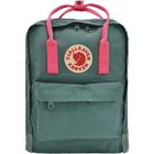 WASDK Fjallraven Sac à dos Femme/Homme 45cm 20L AQUA VERT BANDE ROSE Vinylon Voyage Travail Randonnée Sport École Collège Unisexe