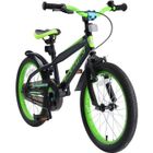 Vélo pour enfants - BIKESTAR - 18 pouces - Noir Vert - VTT
