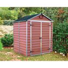 CANOPIA BY PALRAM PALRAM Abri de jardin Skylight 2,6 m² - Aluminium et polycarbonate - Ambre