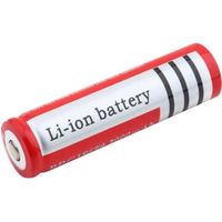 18650 Li-ion 4200mAh capacité Rouge 3.7V batterie rechargeable pour lampe de poche