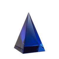 Presse-papier Hubsch Interior Prism - bleu - 9x10 cm