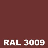Peinture Acier Antico - Pot 25 L    - Metaltop - 3003 - Rouge rubis 3003 - Rouge Rubis