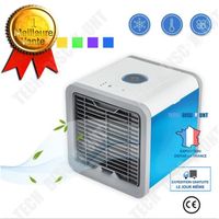 TD® Climatiseur portable de dortoir de bureau de mini ventilateur USB de refroidisseur d'air domestique