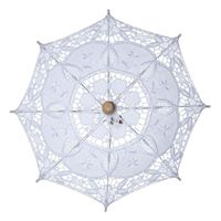 Ombrelle Parasol  Fait à la Main Parapluie Floral en Dentelle Bois Délicat Parfait pour Décor Mariage S Kokiyal