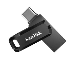 CLÉ USB SanDisk 256Go Ultra Dual Drive Luxe noire USB Type