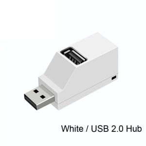 AUTRE PERIPHERIQUE USB  HUB WHITE USB 2.0 - Mini concentrateur USB 3.0 à 3