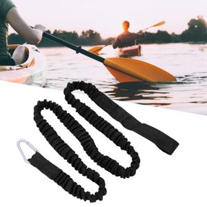 KAYAK SPR 4PCS Kayak Rod Longe Nylon Élastique Anti Perdu Kayak Paddle Laisse Pour Dérive Surf Noir En Stock HJ011