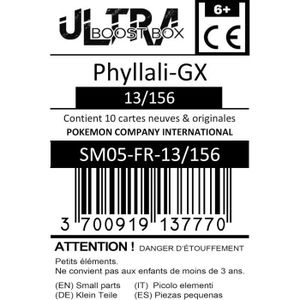 CARTE A COLLECTIONNER Phyllali-gx 13/156 - boost x soleil & lune 5 Ultra