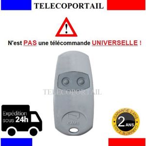 Télécommande Top 432EV, 2 Telecommandes Portatives 433, Compatibles avec  télécommande de Porte et de Garage Top432EV/