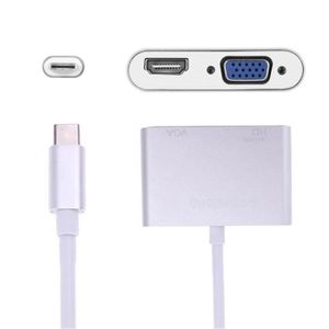 Cordon AV pour Le Partage d/’/écran Professionnel T/él/éphone 4K HDTV pour Ordinateur Portable /à la t/él/évision Hete-supply C/âble Adaptateur USB 3.1 de Type C /à HDMI