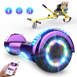 ACCESSOIRES HOVERBOARD COOL&FUN Hoverboard 6.5” avec Bluetooth violet+ Ho