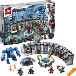 ASSEMBLAGE CONSTRUCTION LEGO - La Salle des armures d'Iron Man Marvel Super Heroes - Jeu de construction - 524 pièces