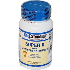 PARAPHARMACIE NUTRITION Life Extension, Super K K2 avancées complexes,90 gélules.