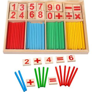 TABLE JOUET D'ACTIVITÉ 1 lot de jouets mathématiques éducatifs, blocs col