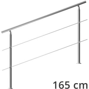 100 x 90 cm Jago en acier inoxydable Balustrade garde-corps pour balcon 4 TAILLES AU CHOIX 