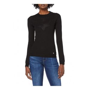 PULL Guess Pull femme LS TN Emma noir W94R74 - Taille - XS