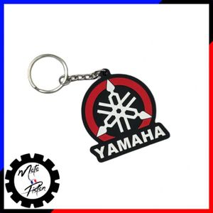 Porte-clés acier inoxydable rond YAMAHA