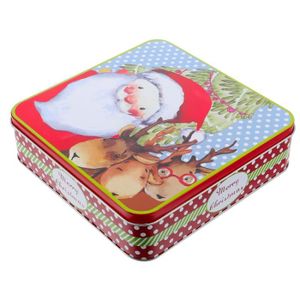 Boite A Biscuits En Metal Noel Cdiscount