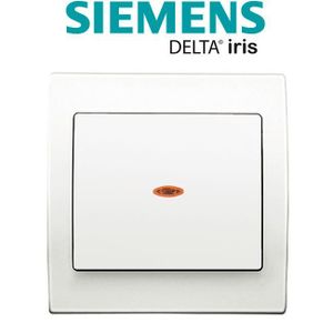 INTERRUPTEUR Siemens - Va et Vient Lumineux Blanc Delta Iris + 