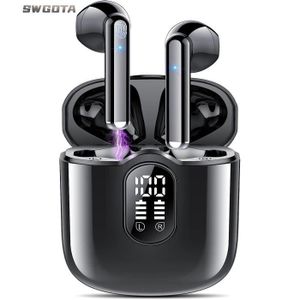 OREILLETTE BLUETOOTH SWGOTA Écouteurs Bluetooth 5.3 sans Fil avec HiFi 