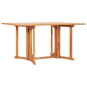 TABLE DE JARDIN  vidaXL Table pliable de jardin papillon 150x90x75 
