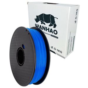 FIL POUR IMPRIMANTE 3D Filament PLA Premium Wanhao Bleu Transparent 1kg, 