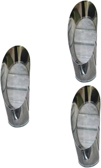 Lot De 3 Colliers Serpent - Cuivre Plaqué Argent 925, Longueurs Variables, Fait Main En Inde - Neuf